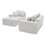 LLappuil 108" Sectional Sofa, Modular Sectional Couch with Right Chaise, Deep Seat Faux Leather Cloud Sofa for Living Room