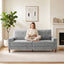 LLappuil 81" Chenille Sofa, Comfy Loveseat Sofa Couch , Mid-Century Upholstered Couch for Living Room
