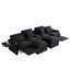 LLappuil 141" Sectional Sofa, Oversized Modular Sectional Couch with Power Electric Recliner, Cloud Sofa Couch with Center Console, USB Charging Ports, Small Tabletop for Living Room