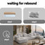 LLappuil 145" Sectional Sofa, Oversized Modular Sectional Sofa with Cup Holder, Hidden Storage, 4 Seat Corduroy Sofa Couch with Chaise for Living Room Gray