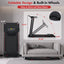 LLappuil Treadmill for Home, 3.0 HP Treadmill 300 lbs Capacity, Foldable Treadmills with 8% Incline, 4 Adjustable Support Feet