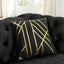 LLappuil Sectional Sofa, 111" Chesterfield Sofa with Curved Arm Button Tufted, Velvet Cloud Sofa Couch for Living Room Black