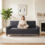 LLappuil 81" Corduroy Sofa, Comfy Loveseat Sofa Couch , Mid-Century Upholstered Couch for Living Room