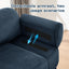 LLappuil 76" Loveseat Sofa, Modular Sectional Couch with Movable Ottoman, Cloud Corduroy Sofa Couch for Living Room