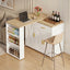 LLappuil Kitchen Island, Rolling Kitchen Island with Swivel Extendable Table, Mobile Kitchen Island Cart with Storage, Drawers & Shelves for Kitchen, Dining Room