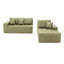 LLappuil 108" Sectional Sofa, Modular Sectional Couch with Left Chaise, Deep Seat Faux Leather Cloud Sofa for Living Room