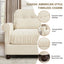 LLappuil 69" Loveseat Sofa, Modular Sectional Couch with Movable Ottoman, Cloud Chenille Sofa Couch for Living Room