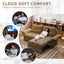 LLappuil Pull Out Sofa Bed Queen Size, Loveseat Sofa Convertible Sleeper Sofa Bed, Velvet Sofa Couch with Adjustbale Armrest, USB Charging Port for Living Room Camel