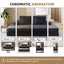 LLappuil King Size Convertible Sofa Bed, 87" DIY Chenille Sofa Couch with Deep Seat for Living Room Dark Gray