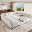 LLappuil Modular Sectional Sofa, Modular Sectional Sofa Convertible Sleeper Sofa Bed, Oversized Deep Seat Chenille Sofa for Living Room