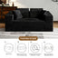 LLappuil 67" Loveseat Sofa, Corduroy Boneless Cloud Sofa Couch for Living Room