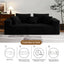 LLappuil 94" Boneless Couch, Corduroy 3 Seat Sofa, Deep Seat Cloud Sofa Couch for Living Room