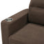 LLappuil 83" Sectional Sofa, Compact Sectional Couch with Reversible Storage Chaise, Breathable Foil Fabric Sofa Couch Convertible Sofa Bed with Cup Holder for Lving Room