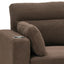 LLappuil 83" Sectional Sofa, Compact Sectional Couch with Reversible Storage Chaise, Breathable Foil Fabric Sofa Couch Convertible Sofa Bed with Cup Holder for Lving Room