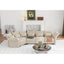 LLappuil Modular Sectional Sofa, 4 Seat Modular Sectional Sofa with Storage, 1 Corner Large Seat, Adjustable Armrest, 25.6" Deep Seat Chenille Corner Sofa Couch Khaki