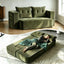 LLappuil Full Size Futon Convertible Sleeper Sofa Bed, 79" Corduroy Boneless Loveseat Floor Sofa Couch for Living Room