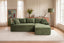 LLappuil 95" Sectional Sofa, Modular Sectional Couch with Left Chaise, Deep Seat Corduroy Cloud Sofa for Living Room