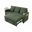 LLappuil 81" Loveseat Sofa with Recliner Chair, 3 Seat Sofa with Pull Out Sofa Bed, Chenille Sofa Couch Convertible Sofa Bed with Tabletop, Cup Holder, USB & Type-c Charging Port for Living Room