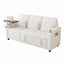 LLappuil 81" Loveseat Sofa with Recliner Chair, 3 Seat Sofa with Pull Out Sofa Bed, Chenille Sofa Couch Convertible Sofa Bed with Tabletop, Cup Holder, USB & Type-c Charging Port for Living Room