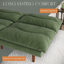 Llappuil Corduroy Loveseat Sofa