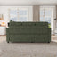LLappuil 81" Loveseat Sofa with Recliner Chair, 3 Seat Sofa with Pull Out Sofa Bed, Chenille Sofa Couch Convertible Sofa Bed with Tabletop, Cup Holder, USB & Type-c Charging Port for Living Room